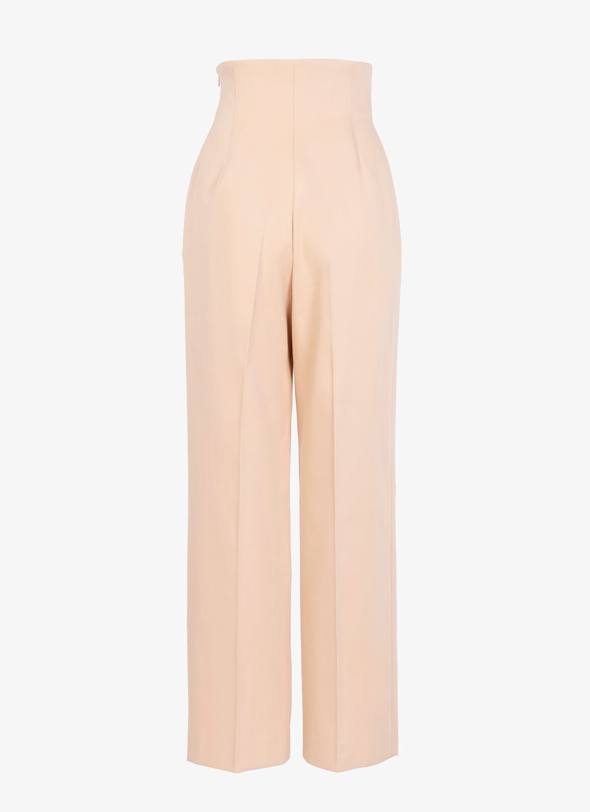 Cotton gabardine straight pants ALAÏA SANDY COTTON GABARDINE STRAIGHT PANTS